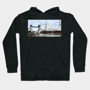 CONSTRUCTION OF TOWER BRIDGE AND THE SS RUAHINE Hoodie